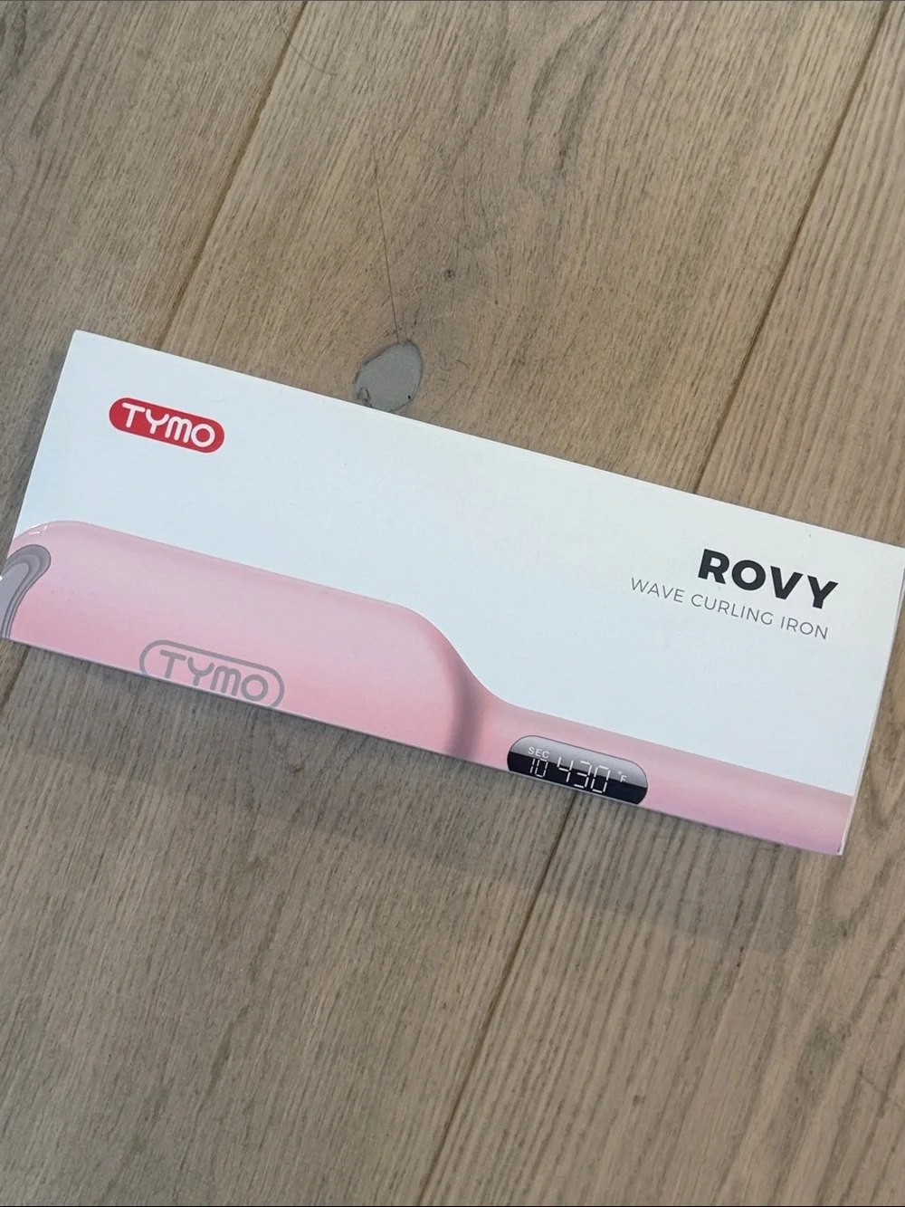 Pink Rovy Wave Curling Iron